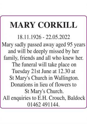 MARY CORKILL