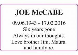 JOE McCABE