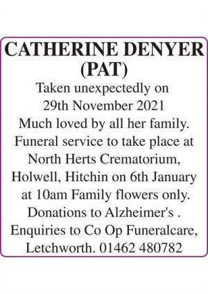 CATHERINE DENYER