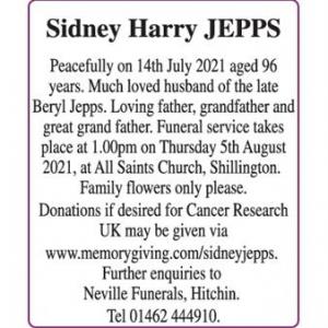 JEPPS
Sidney Harry