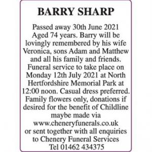 BARRY SHARP