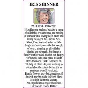 IRIS SHINNER