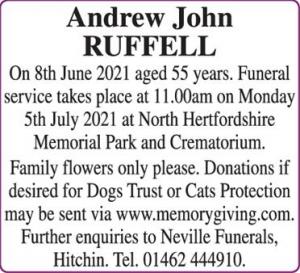 Andrew John RUFFELL