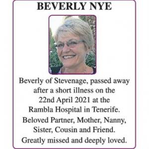 BEVERLY NYE