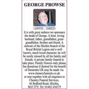 GEORGE PROWSE