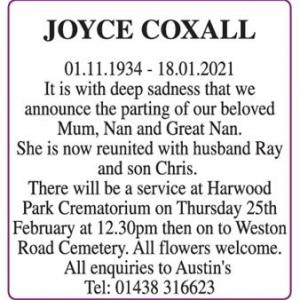 JOYCE COXALL