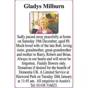 Gladys Milburn