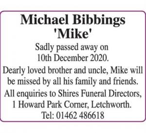 Michael Bibbings ‘Mike’