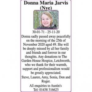 Donna Maria Jarvis (Nye)