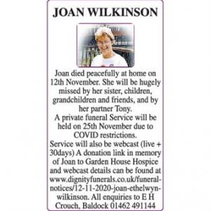 JOAN WILKINSON