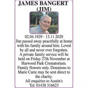 JAMES BANGERT (JIM)