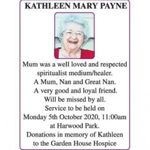 Kathleen Mary Payne