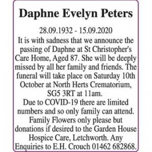 Daphne Evelyn Peters