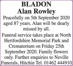 BLADON
Alan Rowley