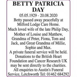 BETTY PATRICIA DAY