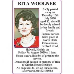 Rita Woolner