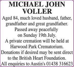 MICHAEL JOHN VOLLER