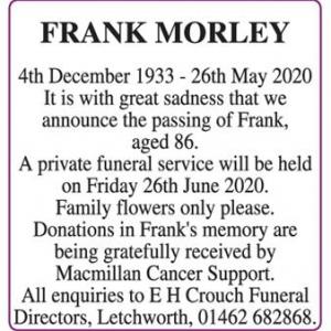 FRANK MORLEY