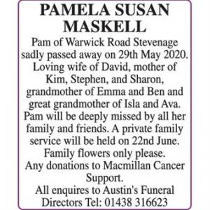 PAMELA SUSAN MASKELL