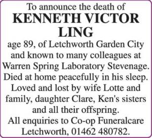 KENNETH VICTOR LING