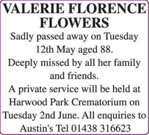 VALERIE FLORENCE FLOWERS