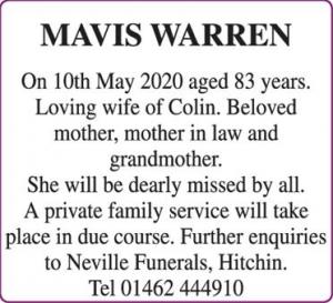 MAVIS WARREN