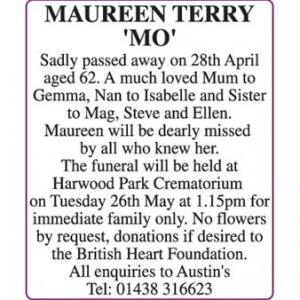 MAUREEN TERRY MO