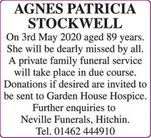 AGNES PATRICIA STOCKWELL