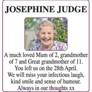 JOSEPHINE JUDGE