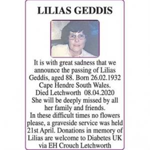 LILIAS GEDDIS