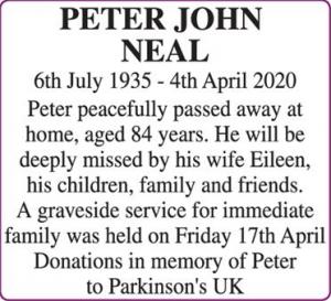 PETER JOHN NEAL