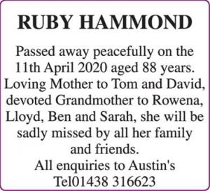 RUBY HAMMOND