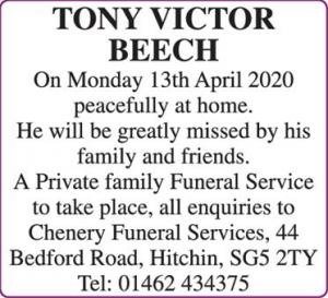 TONY VICTOR BEECH