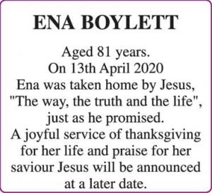 ENA BOYLETT