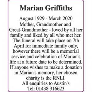 Marian Griffiths