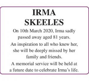 Irma Skeeles