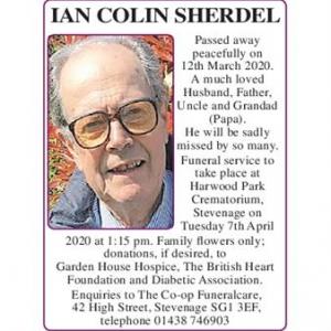 IAN COLIN SHERDEL