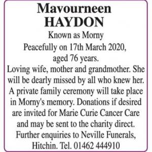 Mavourneen Haydon