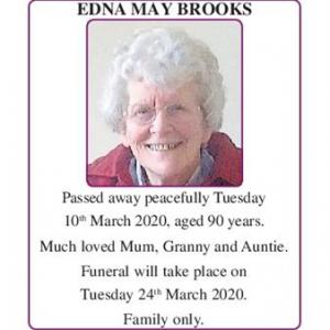 Edna May Brooks