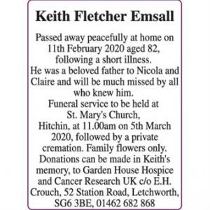 Keith Fletcher Emsall