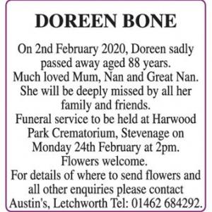 Doreen Bone