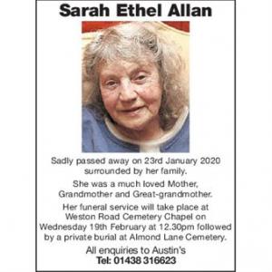 Sarah Ethel Allan