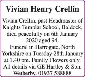 Vivian Henry Crellin