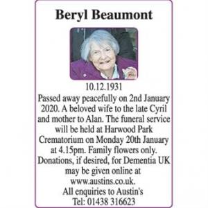 Beryl Beaumont