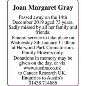 Joan Margaret Gray