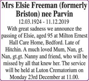 Elsie Freeman