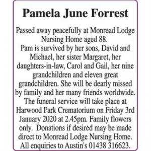 Pamela June Forrest