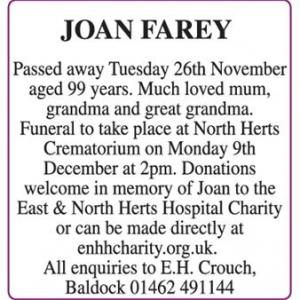 Joan Farey