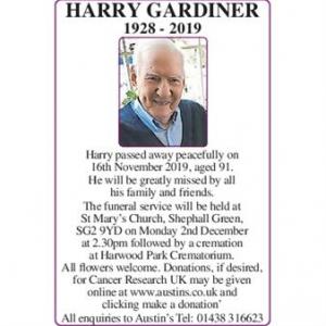 Harry Gardiner