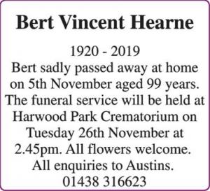 Bert Vincent Hearne